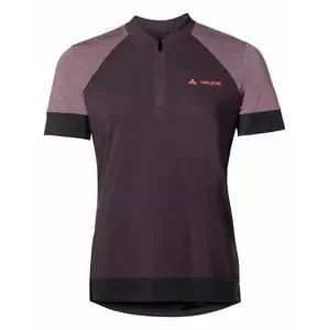 Women's cycling jersey VAUDE Altissimo Q-Zip Shirt Blackberry 40