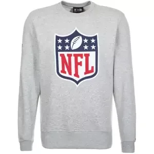 New Era Men's NFL Team Logo Crew Grey Sweatshirt