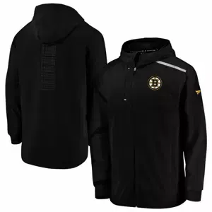 Men's Fanatics Clutch Anorak Jacket NHL Boston Bruins, M