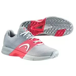 Head Revolt Pro 4.0 AC Grey/Coral EUR 40 Women's Tennis Shoes