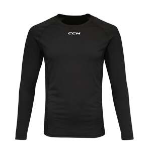 Kompresní tričko CCM Compression LS Top Black M