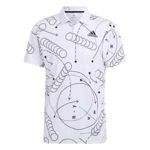 adidas Club Graphic Polo White M Men's T-Shirt