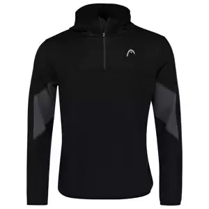 Pánská mikina Head  Club 22 Tech Hoodie Men Black L