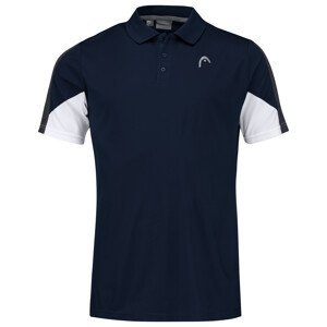 Pánské tričko Head  Club 22 Tech Polo Shirt Men Dark Blue  XXL