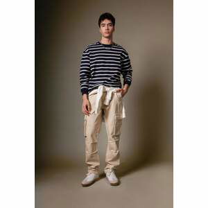 DEFACTO Wide Leg Regular Hem With Cargo Pocket Gabardine Trousers