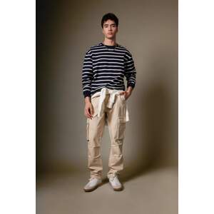 DEFACTO Wide Leg Regular Hem With Cargo Pocket Gabardine Trousers