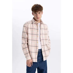 DEFACTO Relax Fit Woodcutter Plaid Long Sleeve Shirt