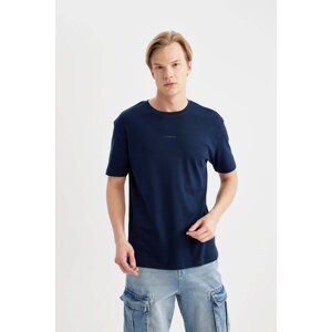 DEFACTO Regular Fit Crew Neck Printed T-Shirt