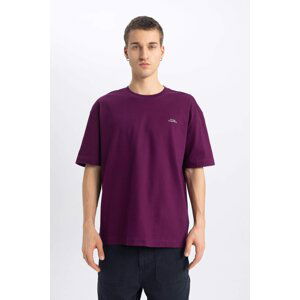 DEFACTO Oversize Fit Crew Neck Printed T-Shirt