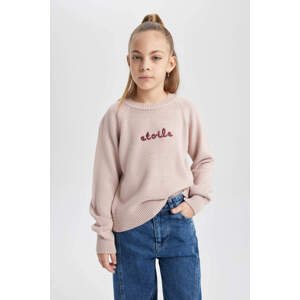 DEFACTO Girl Regular Fit Crew Neck Pullover