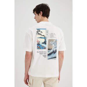 DEFACTO Oversize Fit Crew Neck T-Shirt