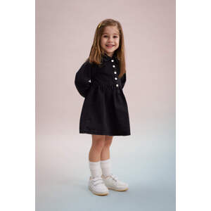 DEFACTO Baby Girl Long Sleeve Jean Dress