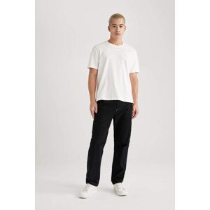 DEFACTO Wide Leg Fit Normal Waist Trousers