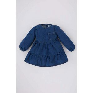 DEFACTO Baby Girl Long Sleeve Jean Dress