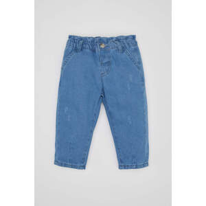 DEFACTO Baby Girl Paperbag Straight Leg Jeans