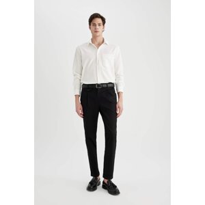 DEFACTO Tapered Fit Double Hem Twill Trousers