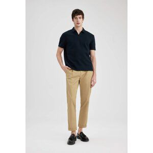 DEFACTO Tapered Fit Double Hem Twill Trousers