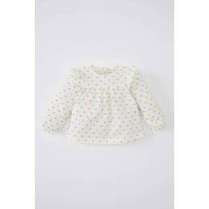 DEFACTO Regular Fit Polka Dot Long Sleeve Shirt