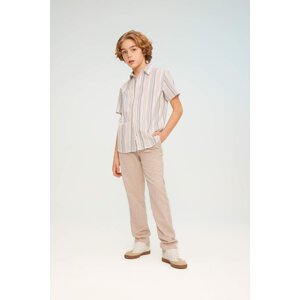 DEFACTO Boy Regular Fit Standard Leg Linen Look Trousers