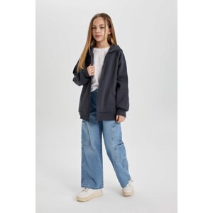 DEFACTO Girl Wide Leg Cargo Jeans