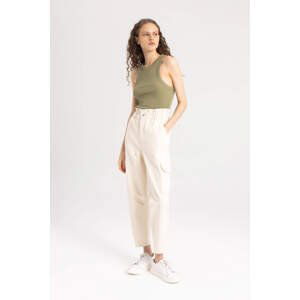 DEFACTO Paperbag High Waist Ankle Length Cargo Pants