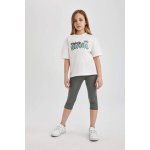 DEFACTO Girl Capri Length Leggings