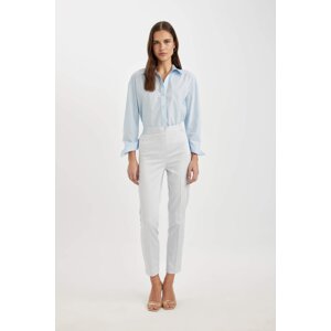 DEFACTO Valentina Sigaret Normal Waist Straight Leg Satin Trousers