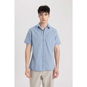DEFACTO Slim Fit Polo Collar Short Sleeve Shirt