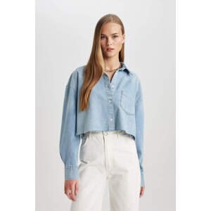 DEFACTO Crop Jean Shirt