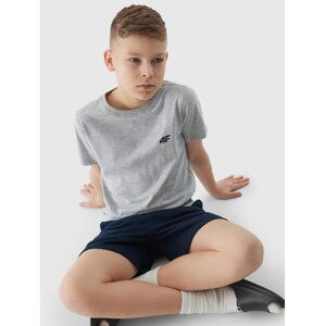 Boys' Plain T-Shirt 4F - Grey