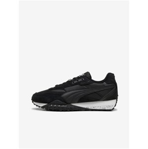 Puma Men's Black Suede Sneakers Blktop Rider - Men's