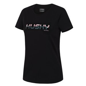 Women's cotton T-shirt HUSKY Tee Wild L black