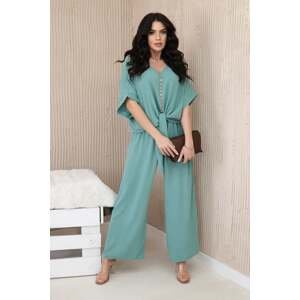 Set of blouses with trousers dark mint