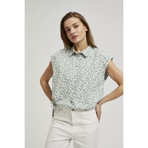 Women's patterned shirt MOODO - olive