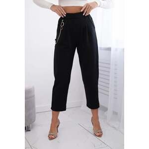 New Punto Trousers with Chain Black