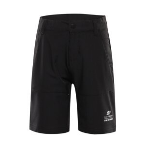 Children's softshell shorts ALPINE PRO BAKO black
