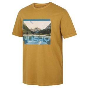Men's cotton T-shirt HUSKY Tee Lake M mustard