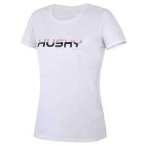 Women's cotton T-shirt HUSKY Tee Wild L white