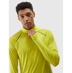 Men's Quick-Drying Long Sleeves T-Shirt 4F - Green