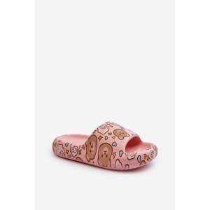 Children's lightweight slippers with pink teddy bears by Evitrapa