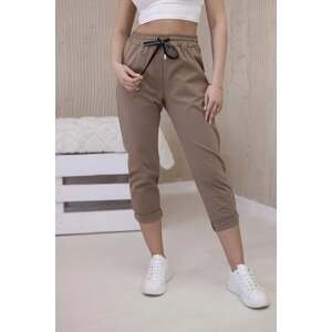 New Punto Trousers with Camel Waist Tie