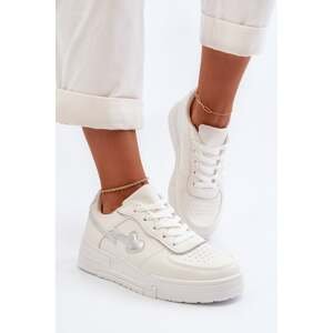 Women's White Zeparine Platform Sneakers