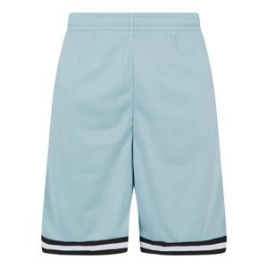 Men's Stripes Mesh Shorts - Ocean Blue/Black/White