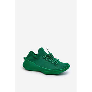 Women's slip-on sports shoes Green Juhitha