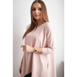 Oversize blouse dark powder pink