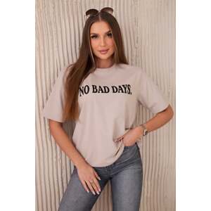 No Bad Days Cotton Blouse Beige