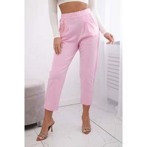 New Punto Trousers with Chain Light Pink