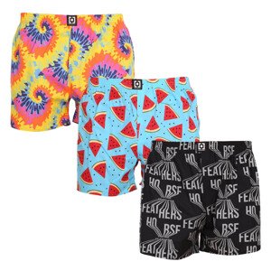 3PACK Men's Boxer Shorts Horsefeathers Manny multicolored