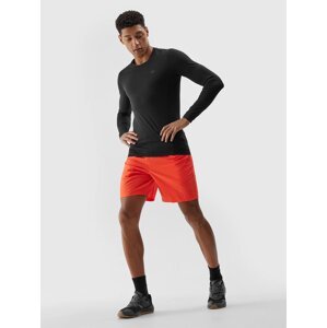 Men's Sports Shorts Made of 4F Recycled Materials - Orange