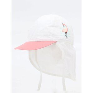 Yoclub Kids's Girls' Summer Hat With Neck Protection CLE-0120G-0100